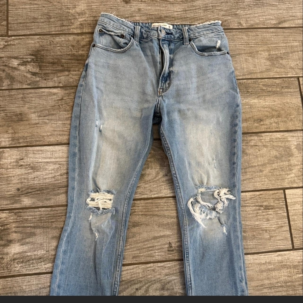 Abercrombie & Fitch Light Blue Skinny Jeans